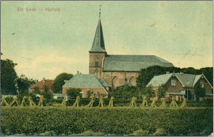 Holten kerk vanaf de Boschkamp