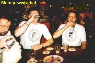 Sloekn jongs, biertap wedstrijd 1991